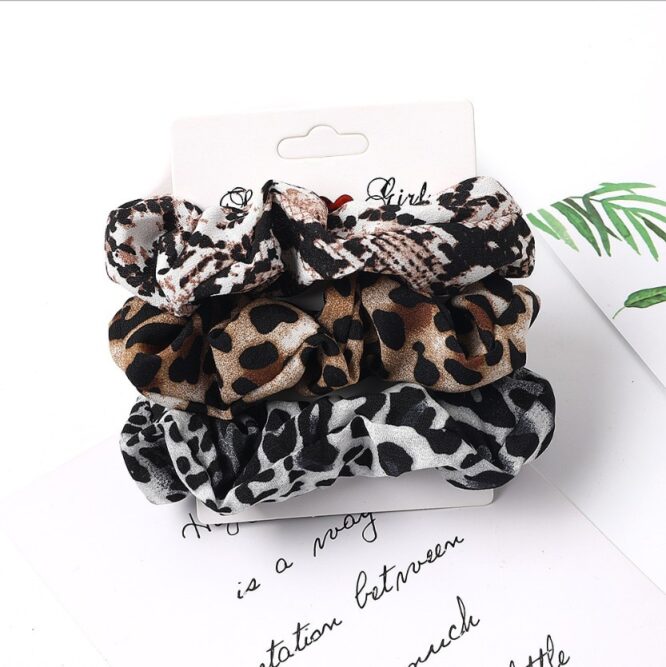 4/6Pcs/Set Elegant Silk Scrunchie Elastic Hair Bands Women Girls Rubber Band Hair Ties Ponytail Headband Korean Hair Accessories - Image 6