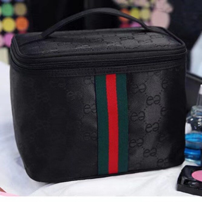 Cosmetic Storage Bag Travel Out Portable Work Clash Color Classic Models Large Capacity Fashion Handbag New Cute Storage Box - Image 10