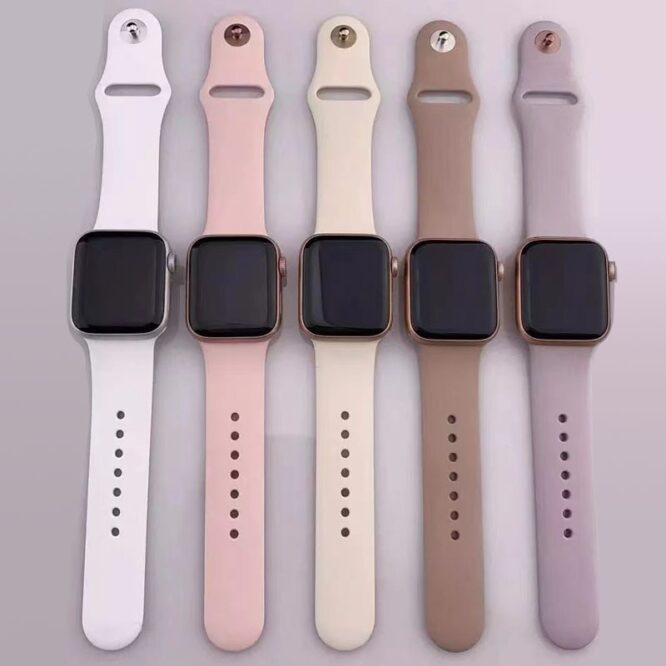 Silicone Strap For Apple Watch Band 44mm 40mm 49mm 41mm 45mm 42mm 38mm 44 45 mm bracelet iwatch Ultra series 7 se 3 4 5 6 8 band